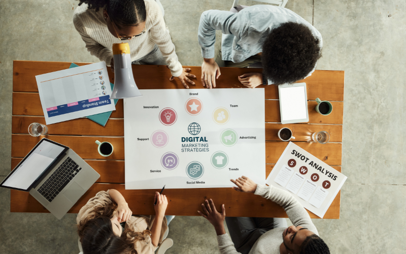 group discussing marketing analytics posted by Coheseo